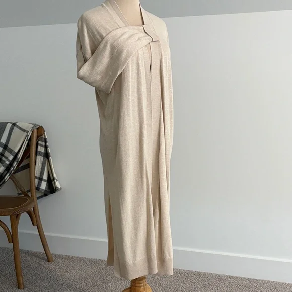 Ann Taylor Cream Long Cardigan - Picture 1 of 6